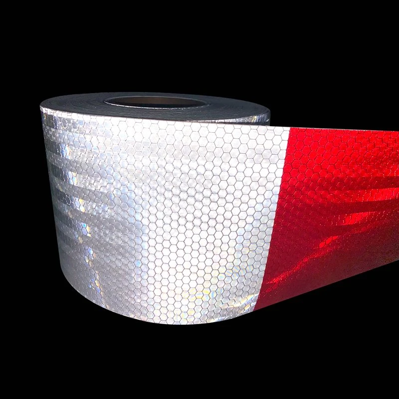 Red White Reflective Tape Roll (3)