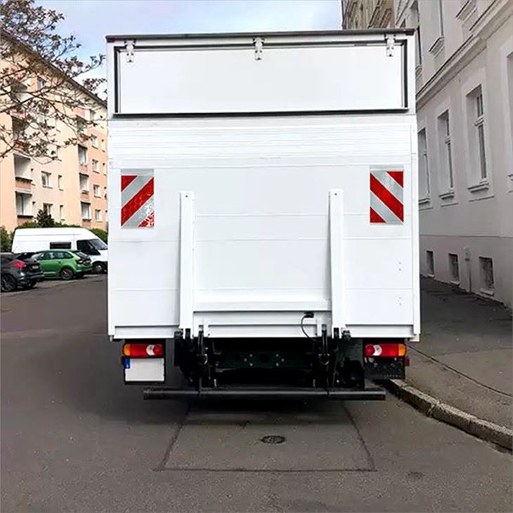 Reflective Tail Lift Flag For Truck