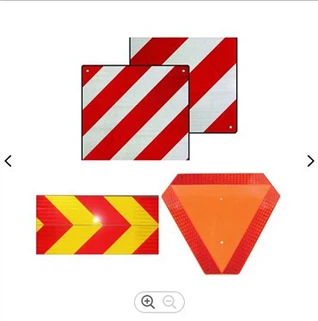 שלט משולש SMV סימן 14"x16"אלומיניום יהלום כיתה מדבקה מחזירת אור