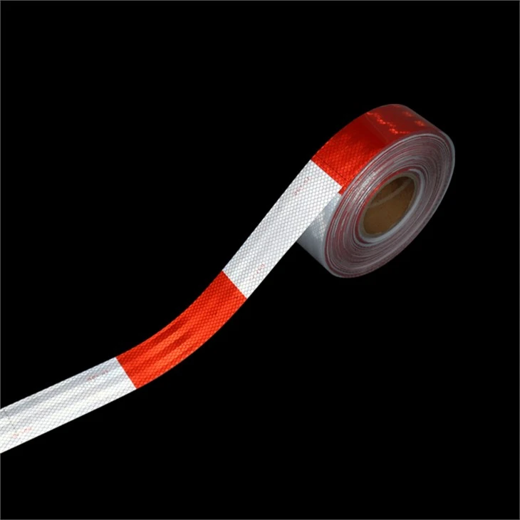 Red White Truck Trailer Reflective Tape